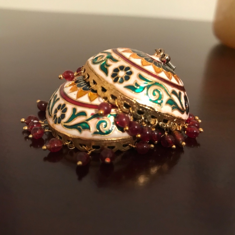 Traditional and beautiful indian jhumkas (earring)